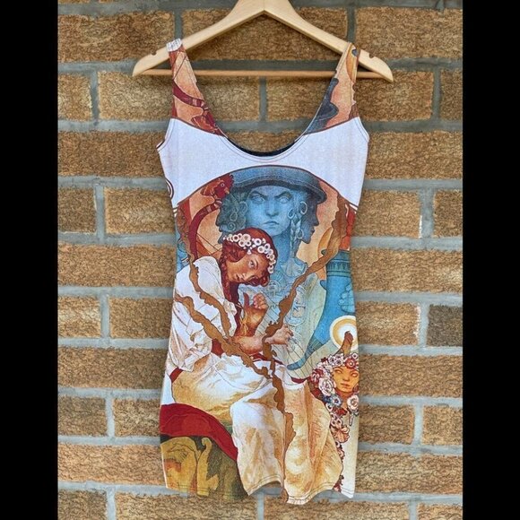 Blackmilk THE SLAV EPIC DRESS size large - Picture 6 of 8